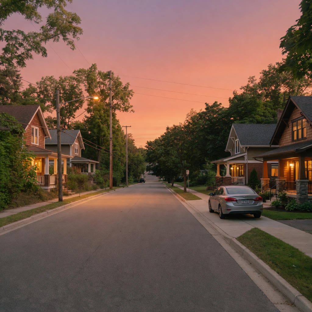 Street view of Highland Park