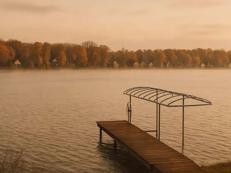 Street view of Campau Lake