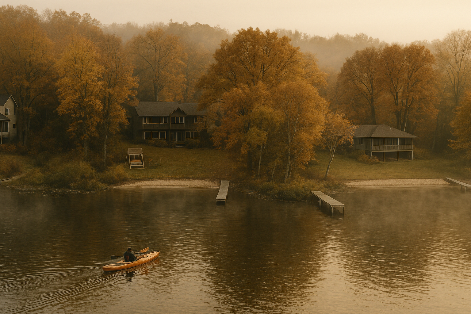 Street view of Little Brower Lake