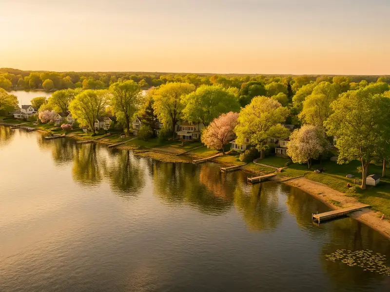 Street view of Little Myers Lake